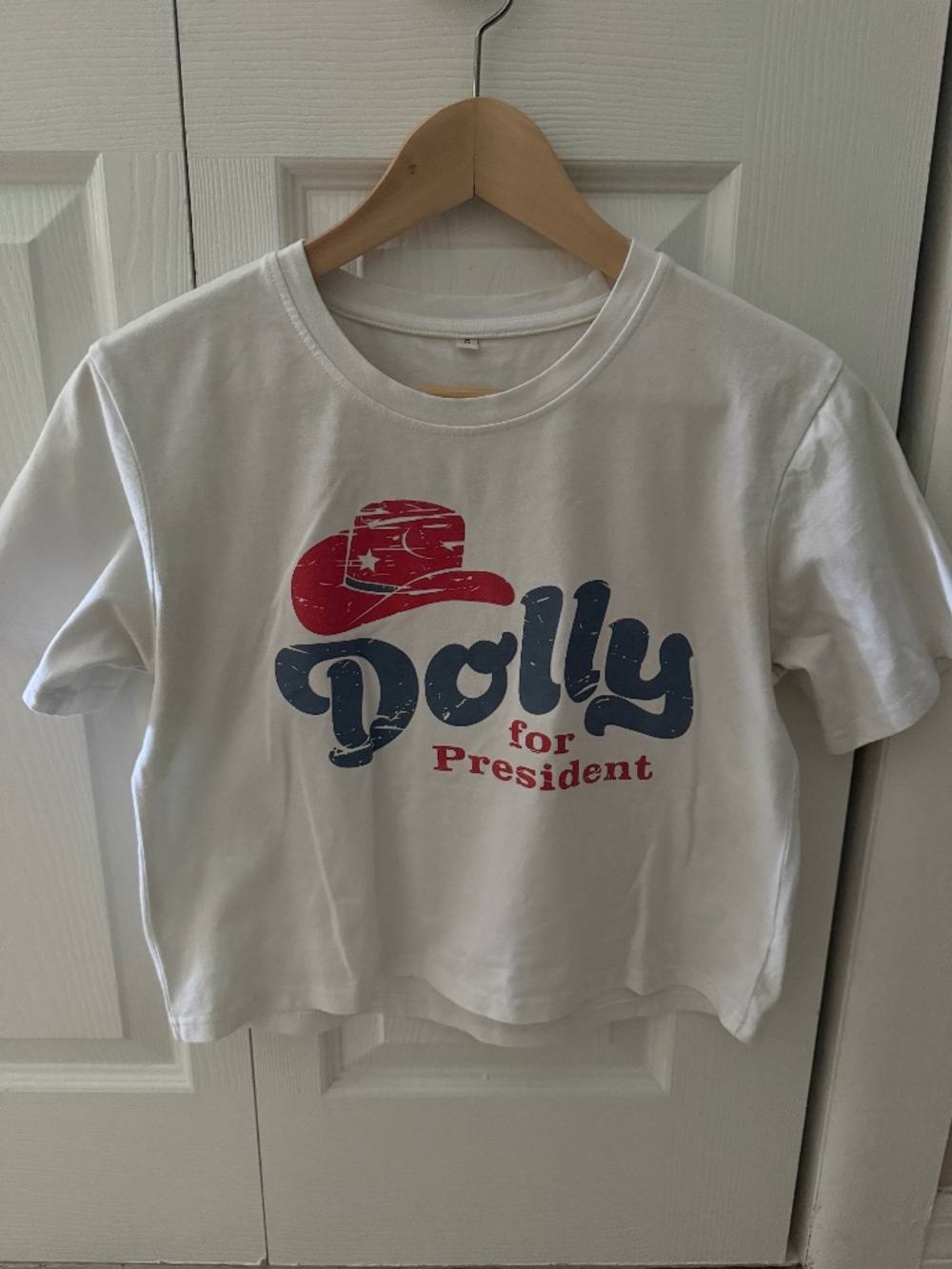 "Dolly For President" Crop Tee 🤠🇺🇸 | Small